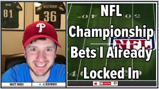 Early NFL Sharp Bets for NFL Championship Round to Lock in NOW