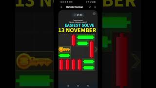 Mini Game Today 13 November Hamster Kombat How To Solve Mini Game Puzzle in Hamster Kombat (💯)SOLVED