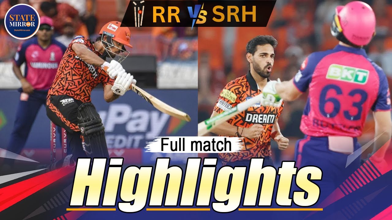 Rr Vs Srh Highlights Srh Vs Rr Match Full Highlights Hyderabad Vs