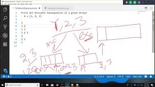 Approach - 2 - Print All Subsequences of Array (Binary Tree Approach)