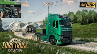 ⁴ᴷ⁶⁰ VOLVO FH16 750 Hp | Tracker Transport | Euro Truck Simulator 2 | 4K 60 FPS Gameplay