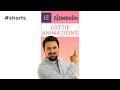 Lottie Elementor in 60 Seconds #shorts