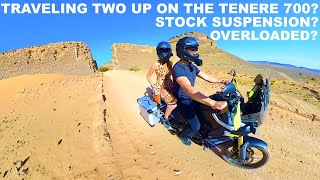 Is It Possible To Travel Two Up On The Tenere 700? Stock Suspension And Overloaded? The Experiment!