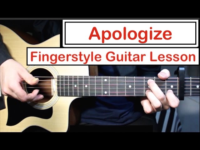 Apologize Chords Guitar
