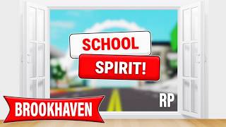 Roblox Brookhaven 🏡RP SCHOOL SPIRIT 🎉 UPDATE (Reveal)