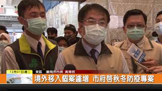 1091201新永安新聞-境外移入個案遽增 市府啟秋冬防疫專案