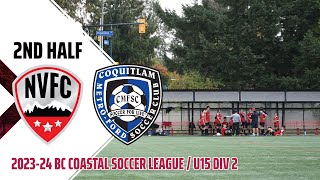 NVFC vs.  CMFSC Coquitlam Ajax 2nd Half - 2023.9.23