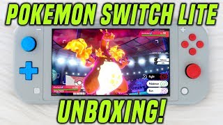 Nintendo Switch Lite POKEMON EDITION Unboxing + Review! (Zacian and Zamazenta Sw