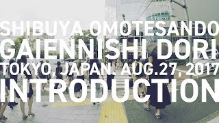 SHIBUYA OMOTESANDO GAIENNISHI DORI / 渋谷 表参道 外苑西通り / Gopro Quik App / 2017 / #23 [INTRODUCTION]