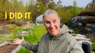 It is finally happening...prepping my garden