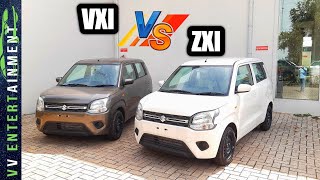 Maruti Suzuki Wagon R VXI vs ZXI Detailed Comparison In Malayalam // Price // EMI // Features