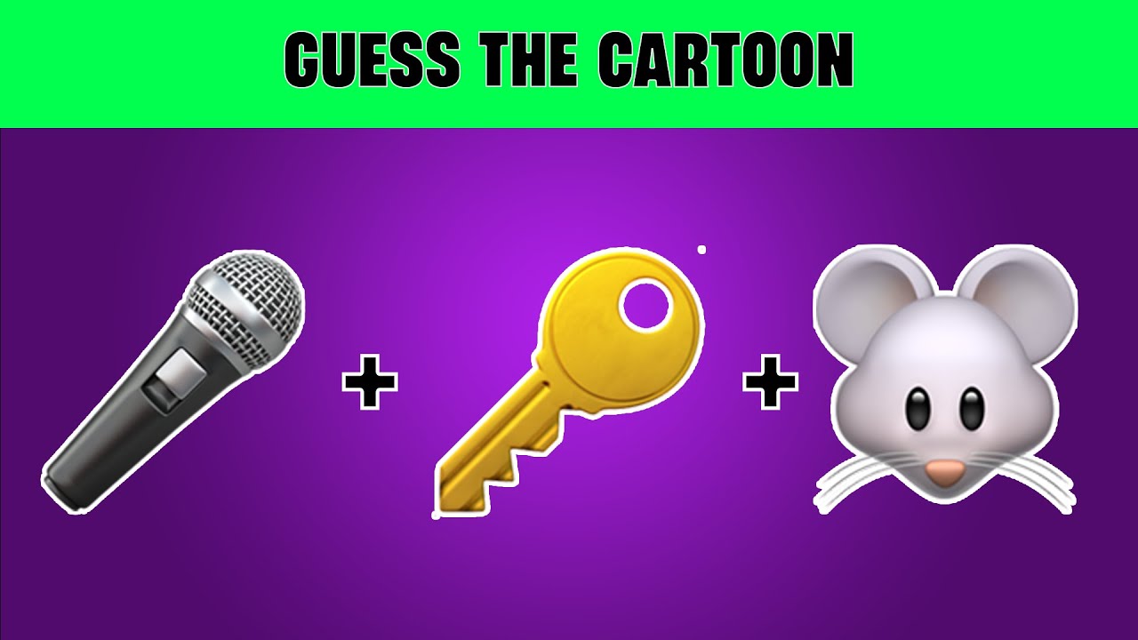 Guess The Cartoon By Emoji Youtube