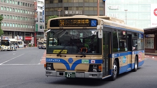 【FHD】バス撮影録 in 横浜駅西口('16.9.30昼)