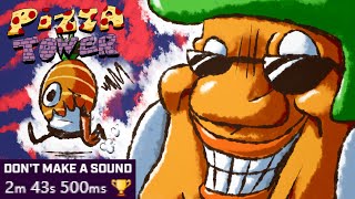 (WR) Pizza Tower Speedrun - Don't Make a Sound 02:43.500