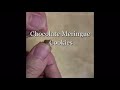 chocolate meringue cookies ice cream cookies very easy recepi