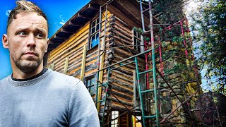 Terrifying Discoveries Made Removing Old Windows in Abandoned Cabin