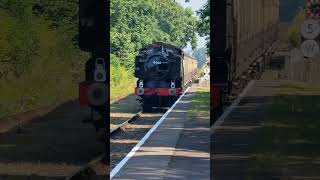 9466 West Somerset Railway arriving at Dunster Station from Blue Anchor 13th June 2023