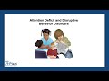 Attention Deficit and Disruptive Behavior Disorders