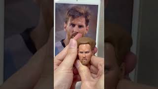 Lionel Messi sculpture handmade from polymer clay #shorts