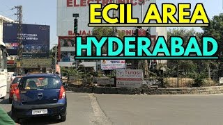 ECIL area view Hyderabad city || Bike Ride ECIL || PrashiModi