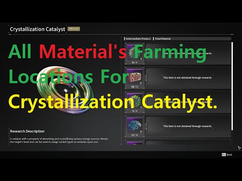 The First Descendant: Farm all materials for crystallization catalysts quickly and easily.