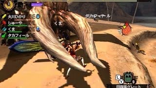 【MH4G実況】 友達とモンハン4G　vsディアブロス Part54