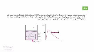 گزیده آموزش ترمودینامیک 1 (کار و قانون اول ترمودینامیک در سیستم بسته)