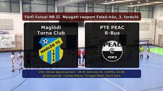 NBII: Maglódi TC - PTE PEAC R-Bus 8-9 (2019.03.25, gólösszefoglaló)