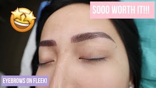 BEST 6D Microblading / Embroidery + Ombré Shading | AllysiuTV