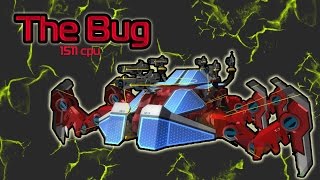 ROBOCRAFT: The Bug tutorial [Shielded Rail Walker Copter] 1511 cpu