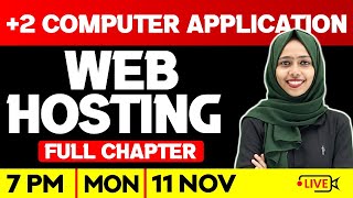 Plus Two Computer Application | Web Hosting | Full Chapter | Exam Winner