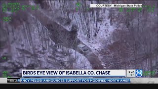 Bird's-eye view of Isabella Co. chase