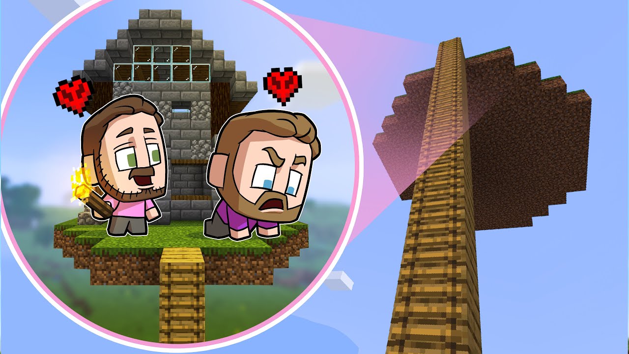 Building A Skybase In Hardcore Minecraft Youtube