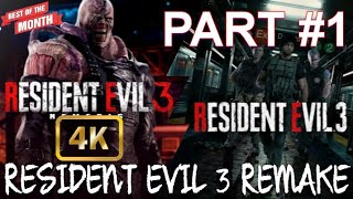 Resident evil 3 remake gameplay/Walkthrough part #1 [PC steam] {4K 60 FPS}