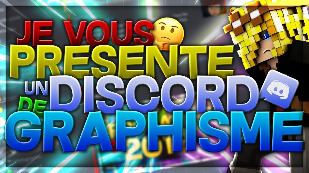 JE VOUS PRÉSENTE MON SERVEUR DISCORD GFX : Graphisme ! - YouTube