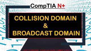 What is collision domain and broadcast domain in hindi