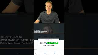 Master the Art of Buying Pre Sale Tickets on Ticketmaster Step by Step Guide