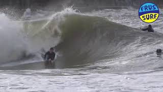 Video de surf y bodyboard de olas en Ereaga