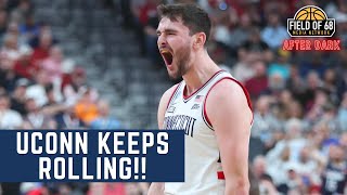 'UConn has been the BEST team in this tournament' | Huskies ROLL the Hogs! | NCAA Tournament 2023