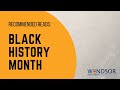 Black History Month: Recommended Reads