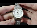 1985 Seiko 7A48-7000 vintage chronograph with moonphase