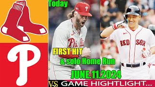 Boston Red Sox vs. Philadelphia Phillies (06/11/24) Game Highlights | MLB Season 2024