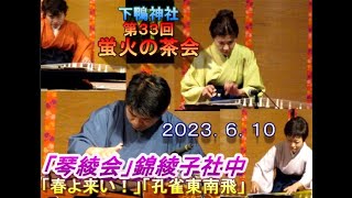 下鴨神社　蛍火の茶会（蛍の夕べに素敵な琴の演奏を）２０２３．６．１０(その３）