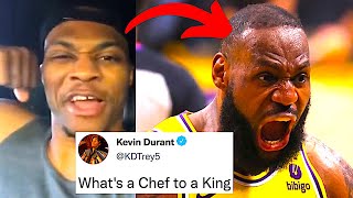 NBA PLAYERS REACT TO LA LAKERS BEAT GOLDEN STATE WARRIORS IN GAME 6 | LEBRON JAMES REACTION