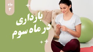 ماه سوم بارداری/رشد جنين/علائم شايع/مراقبت ها و اقدامات پزشکی لازم