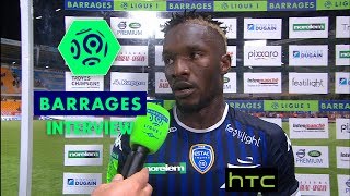 Interview de fin de match : ESTAC Troyes - FC Lorient / Barrage aller Ligue 1 (saison 2016-17)
