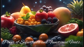 Superfoods & Functional Foods: The Powerhouses of Nutrition.