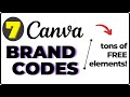 7 Handpicked Canva Brand Codes (Free!) 😍 | Part 1 | Tips and Tricks