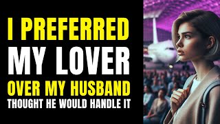 I Preferred My Lover Over My Husband, Thought He Would Handle It