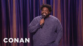 Ron Funches Gave His Son A "Defective" Cat  | CONAN on TBS